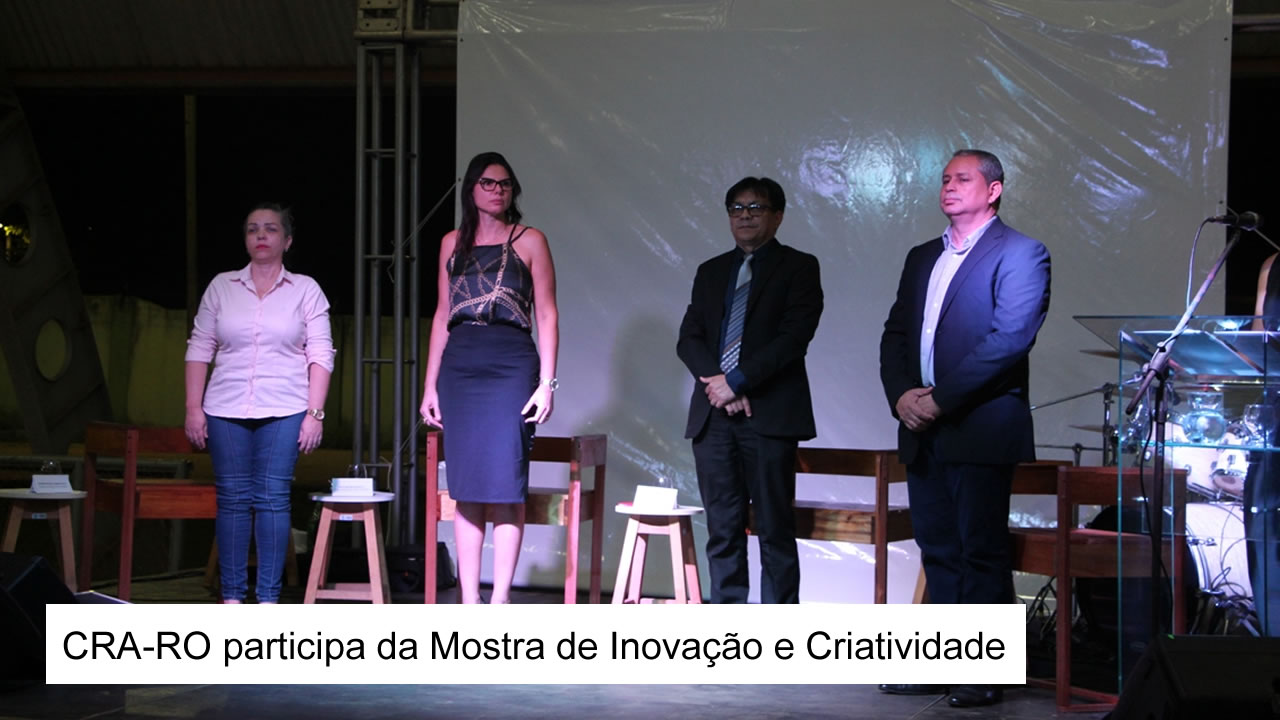 You are currently viewing CRA-RO participa da Mostra de Inovação e Criatividade