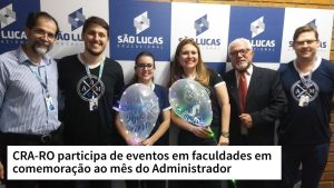 Read more about the article CRA-RO participa de eventos em faculdades em comemoração ao mês do Administrador