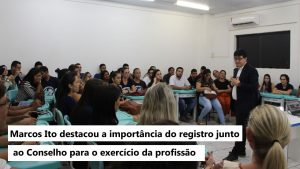 Read more about the article Presidente do CRA-RO faz palestra para graduandos da FAAr