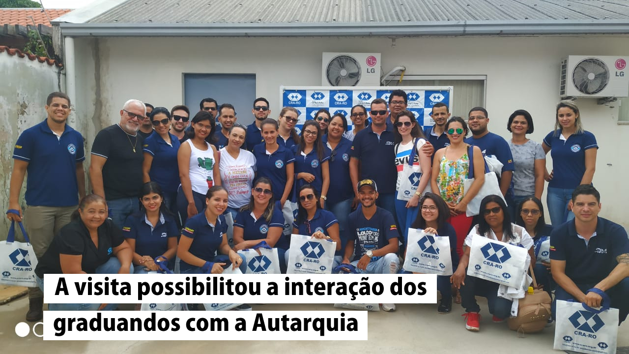 Graduandos da UNIP/Jipa visitam sede do CRA-RO