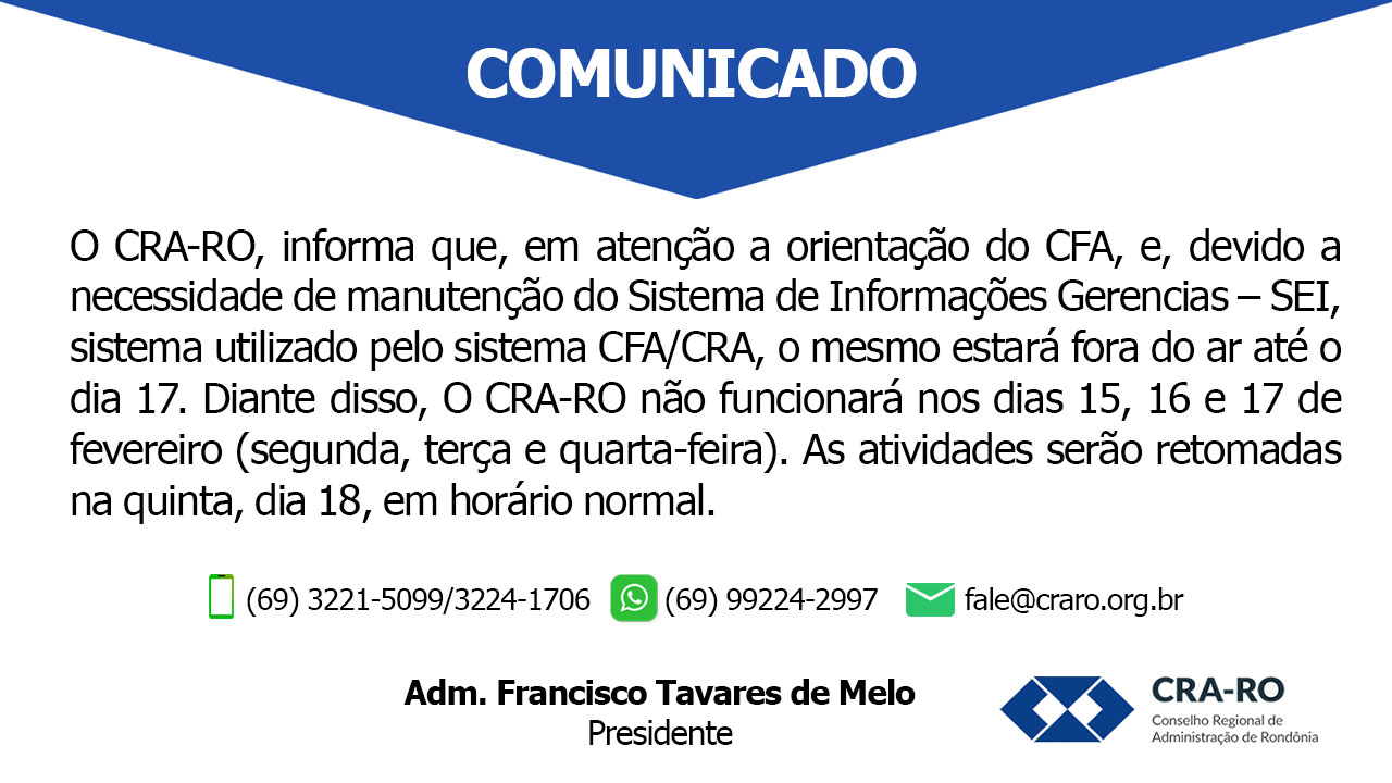 Read more about the article Comunicado