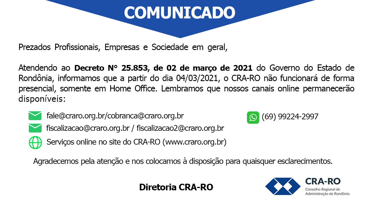 Read more about the article COMUNICADO