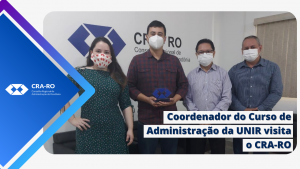 Read more about the article Coordenador do Curso de Administração da UNIR faz visita ao CRA-RO