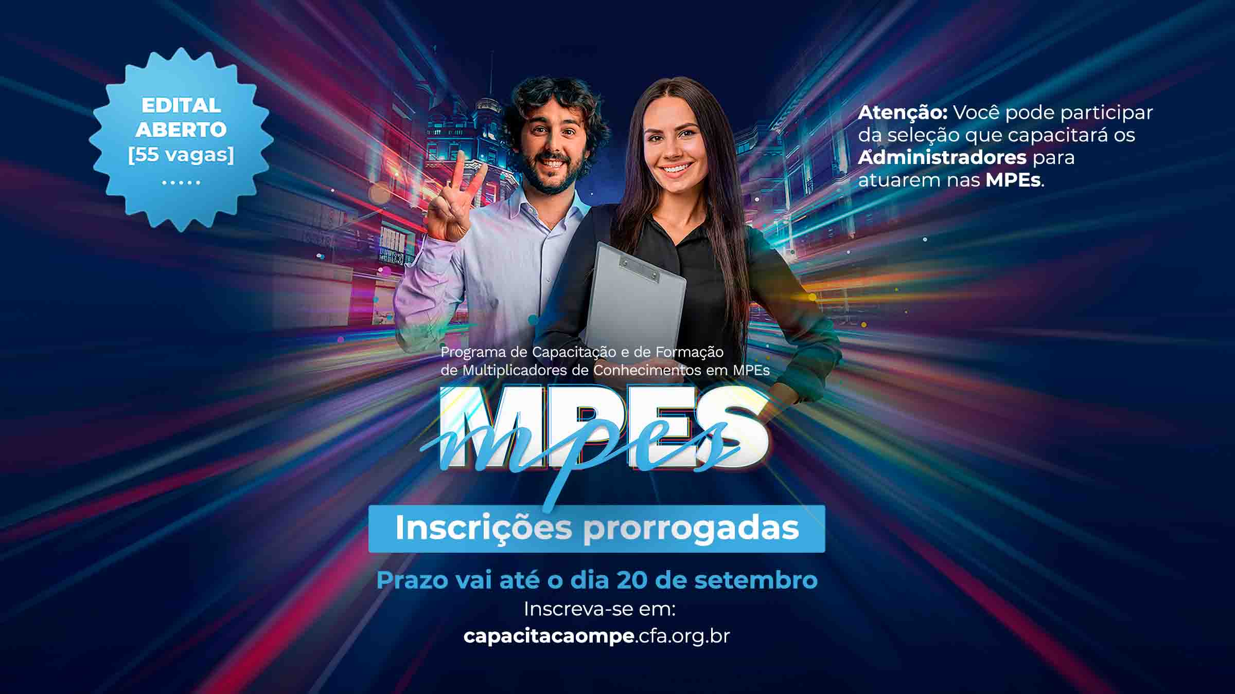 Read more about the article Prorrogada as inscrições para o Programa de Capacitação