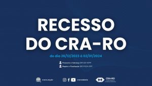Read more about the article RECESSO DO CRA-RO