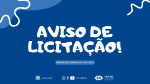 Read more about the article AVISO DE LICITAÇÃO PREGÃO ELETRÔNICO Nº 001/2023
