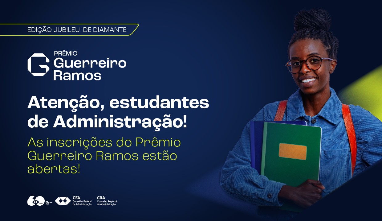 Read more about the article Prêmio CFA Guerreiro Ramos: reconhecimento acadêmico e inspiração para estudantes de Administração