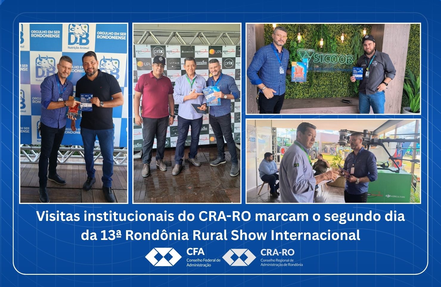 You are currently viewing Visitas institucionais do CRA-RO marcam o segundo dia da 13ª Rondônia Rural Show Internacional