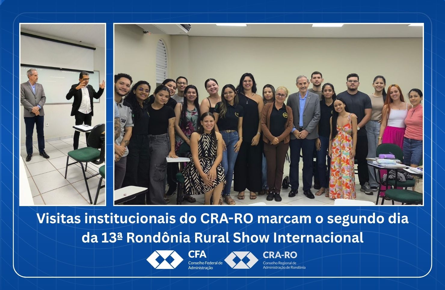 Read more about the article CRA-RO aproxima acadêmicos da FIMCA e divulga Prêmio Jubileu da Administração com R$ 10 mil em premiações