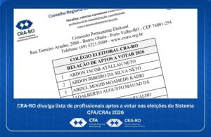 Read more about the article CRA-RO divulga lista de profissionais aptos a votar nas eleições do Sistema CFA/CRAs 2026