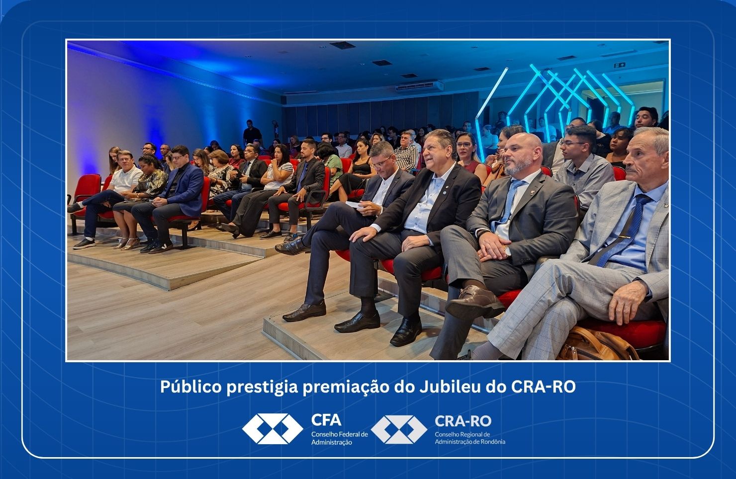 You are currently viewing Público prestigia premiação do Jubileu do CRA-RO