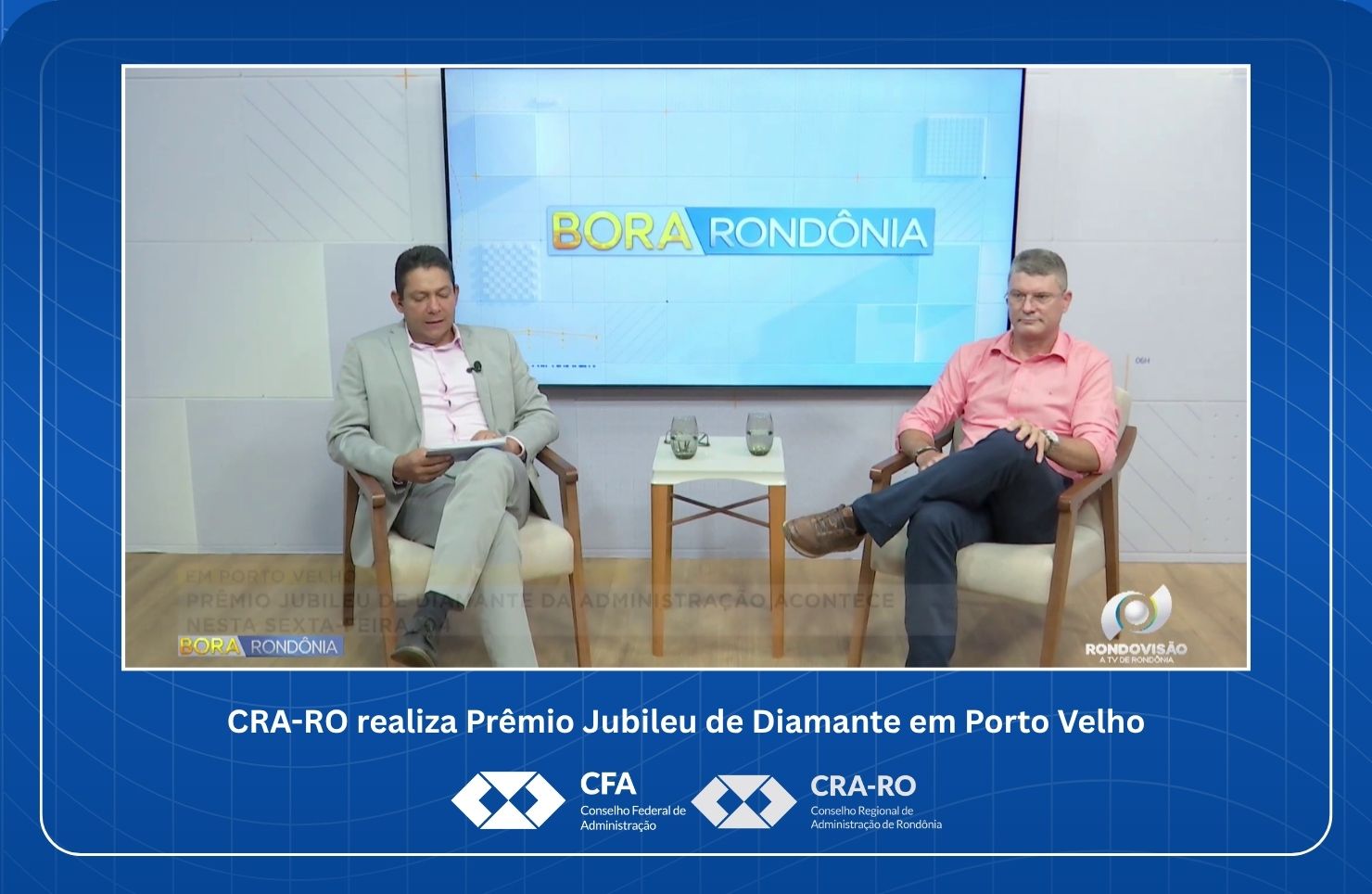 You are currently viewing CRA-RO realiza Prêmio Jubileu de Diamante em Porto Velho